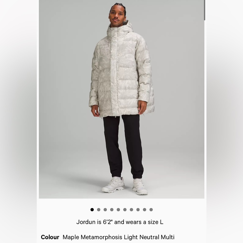 NWOT Men’s Lululemon Down Puffer Jacket
